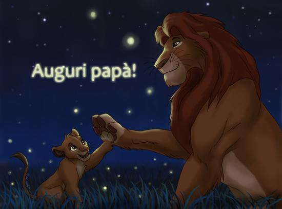 Una scena del Re Leone - Immagini da scaricare per la Festa del Papà