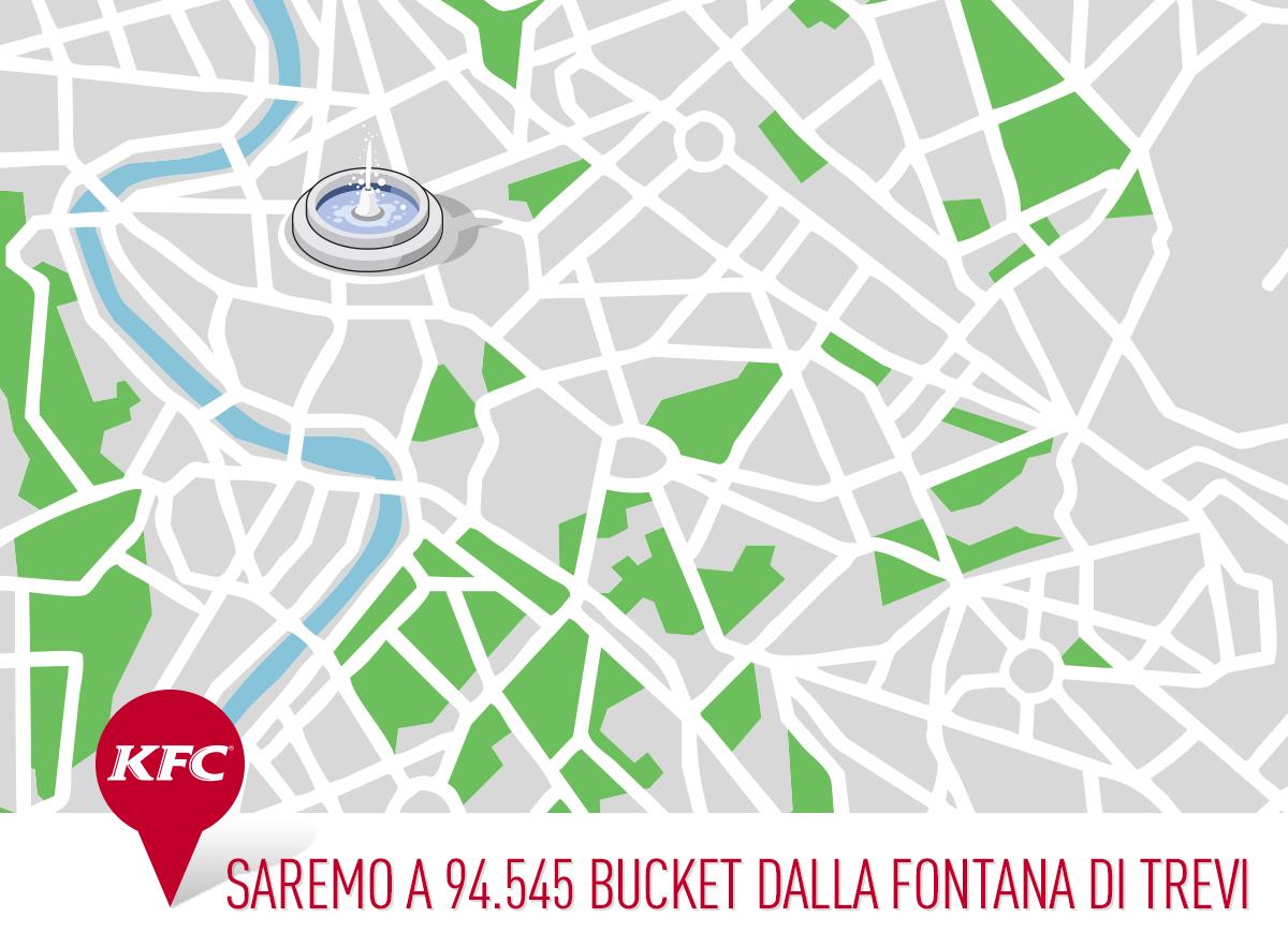 Mappa di Roma di KFC