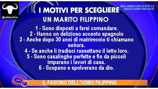 Meme sui motivi per scegliere l'uomo filippino