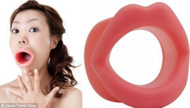 I bizzarri trattamenti anti età nipponici Apparecchio anti età per bocca