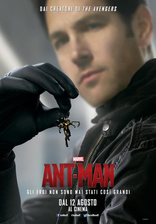Calabrone e Ant-Man in uno dei poster ufficiali del film