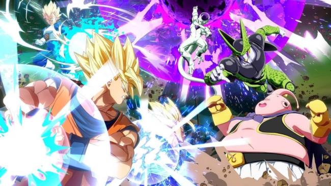 Goku combatte contro i suoi nemici. Una scena tratta dal videogioco.