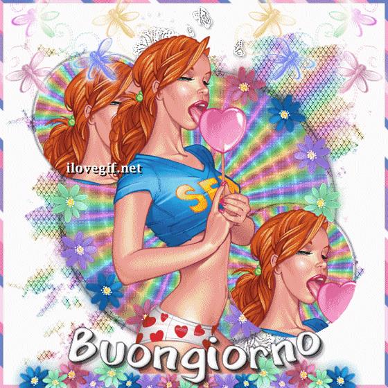 Una illustrazione sexy per il buongiorno - Immagini sexy per il buongiorno, buon compleanno, buonanotte e buona domenica