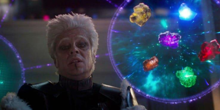 Le Gemme dell'Infinito presentate nel primo Guardiani della Galassia.
