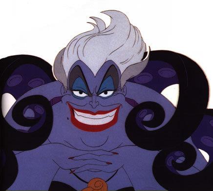 Ursula è la cattiva del film di Ariel La Sirenetta