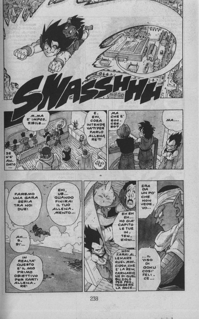 Il finale originale dell'opera di Toriyama