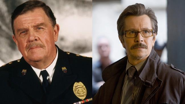 Gli attori Pat Hingle e Gary Odlman