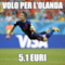 Volo per l'Olanda 5.1 euri