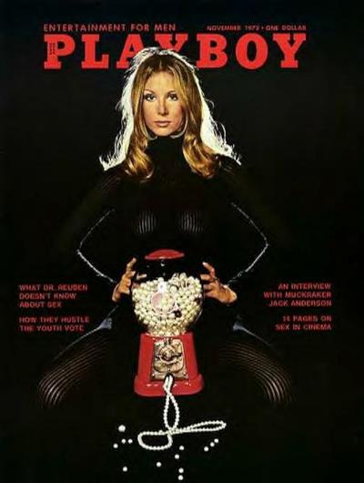 La cover di Playboy di novembre del 1972