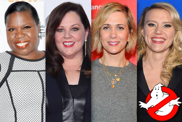 Svelato il cast del nuovo film Ghostbusters Il cast del nuovo film Ghostbusters