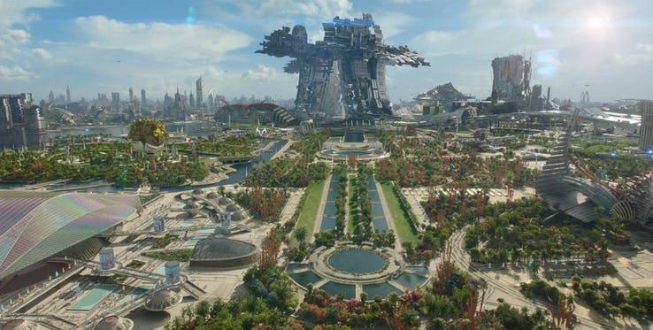 Xandar, il pianeta distrutto da Thanos per recuperare la Gemma del Potere.