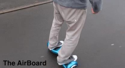 Una dimostrazione del funzionamento della AirBoard