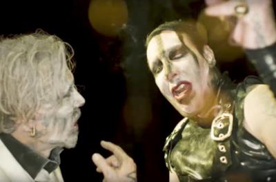 Manson e Depp nel video precedente