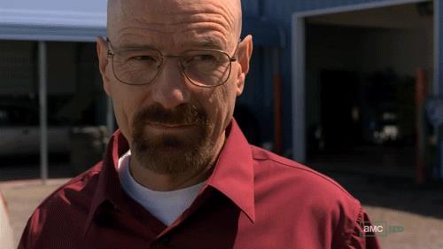 Walter White fa l'occhiolino - GIF di reazione ai commenti, le più divertenti da usare su Whatsapp e Facebook