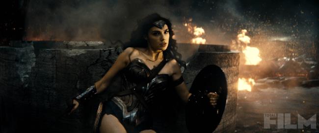Gal Gadot nel ruolo di Wonder Woman in Batman v Superman