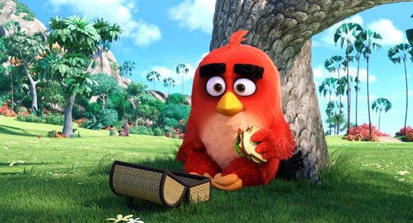 Un'immagine di Red dal trailer del film Angry Birds
