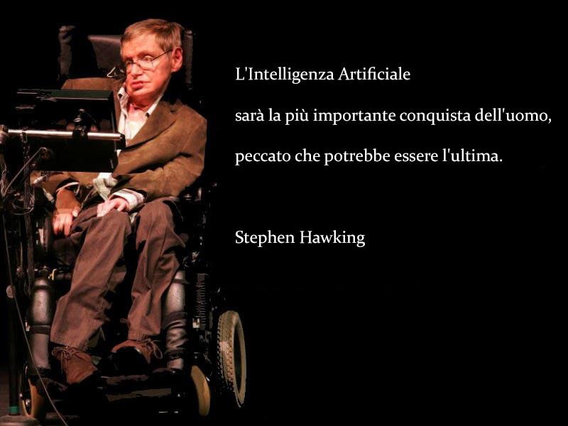 lo scienziato Stephen Hawking durante una conferenza - Le frasi più famose di Stephen Hawking da condividere