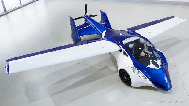 AeroMobil 3.0 vista dall'alto