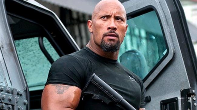 Dwayne Johnson sul set La foto di Dwayne Johnson
