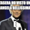 stasera ho visto una angela bellissima e