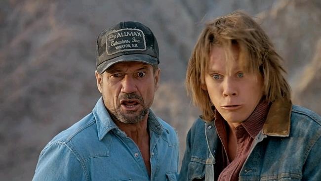 I due protagonisti del film del 1990 Una scena del film Tremors