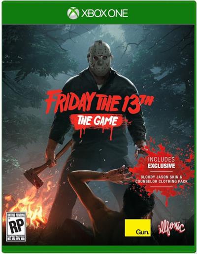 Jason Voorhes nella copertina del gioco