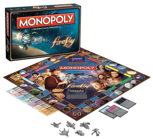 Il Monopoly di Firefly ti guida alla conquista dell'universo Il Monopoly di Firefly