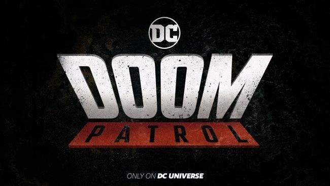 Il logo della serie TV Doom Patrol La prima immagine dedicata alla serie TV