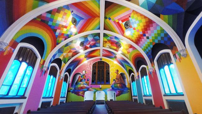 La International Church Of Cannabis apre il prossimo 20 aprile L'interno della chiesa della Cannabis