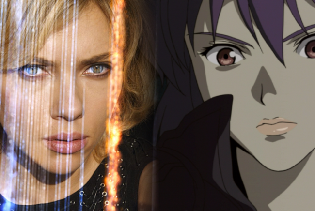 Ghost in the Shell con Scarlett Johansson uscirà nel 2017 Scarlett Johansson e Motoko Kusanagi a confronto
