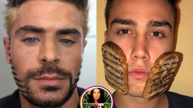 Emilife fa la parodia delle star su Instagram Emilife vestito di pane grigliato per imitare Zac Efron