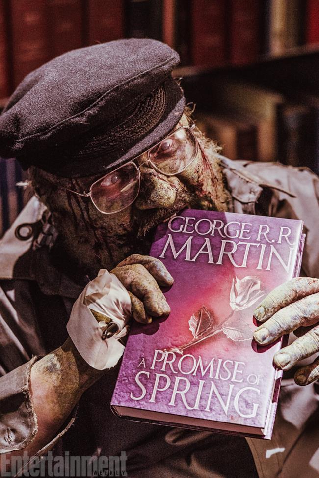 George Martin zombie mangia l'ultimo libro di Game of Thrones