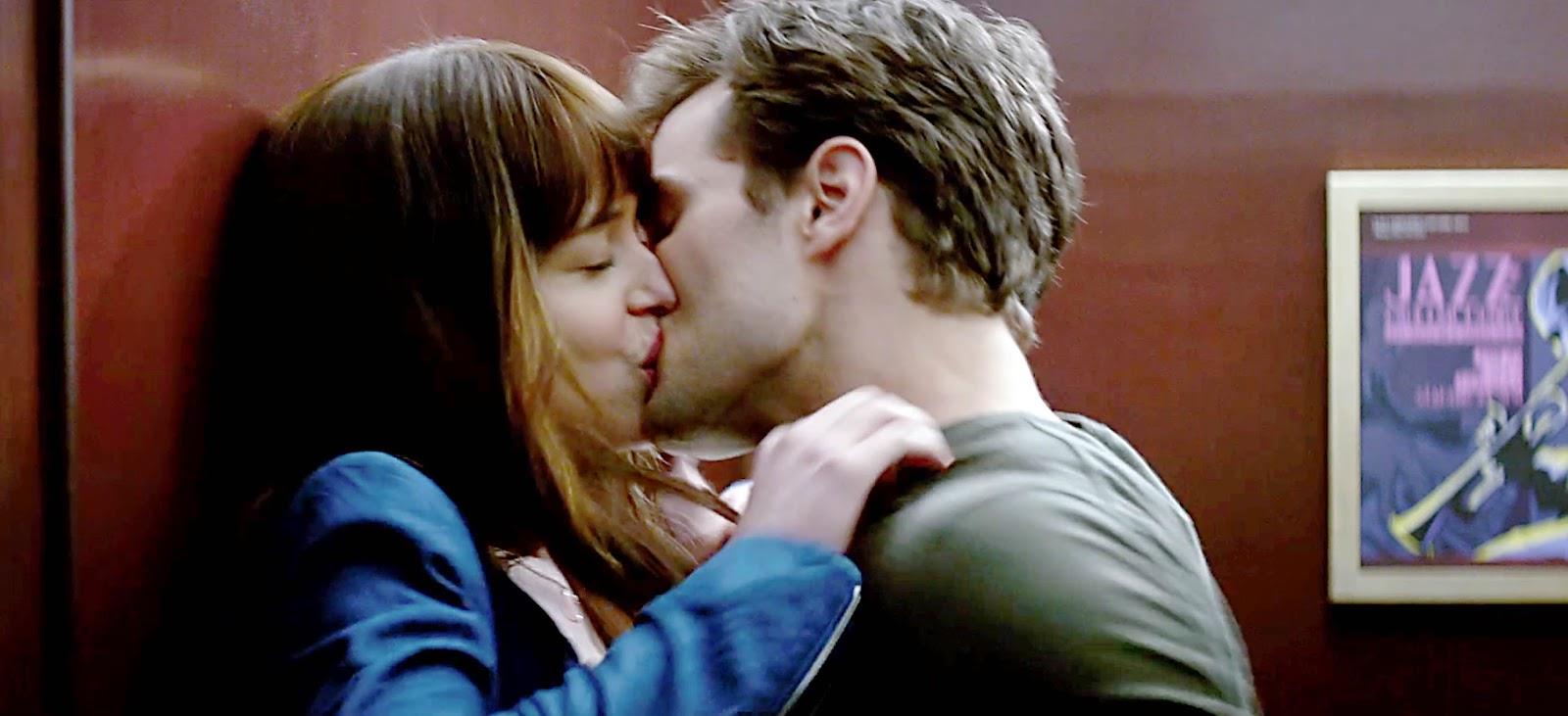 Una scena di 50 Sfumature di Grigio con Anastasia e Christian