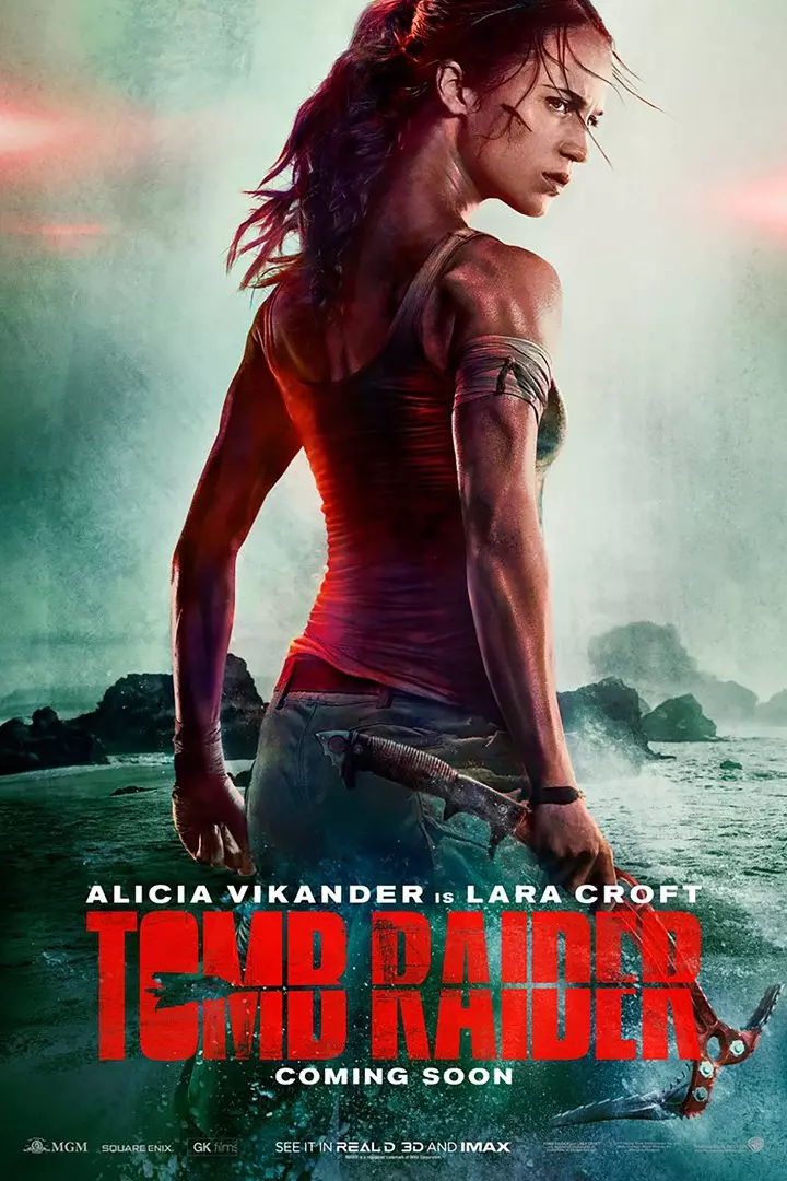 Il poster ufficiale di Tomb Raider con Alicia Vikander