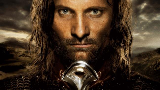Un personaggio tratto dal film Ecco una copertina del film de Il Signore degli Anelli