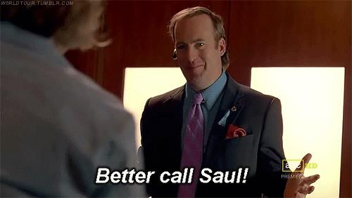 Una gif che ritrae il protagonista della serie TV