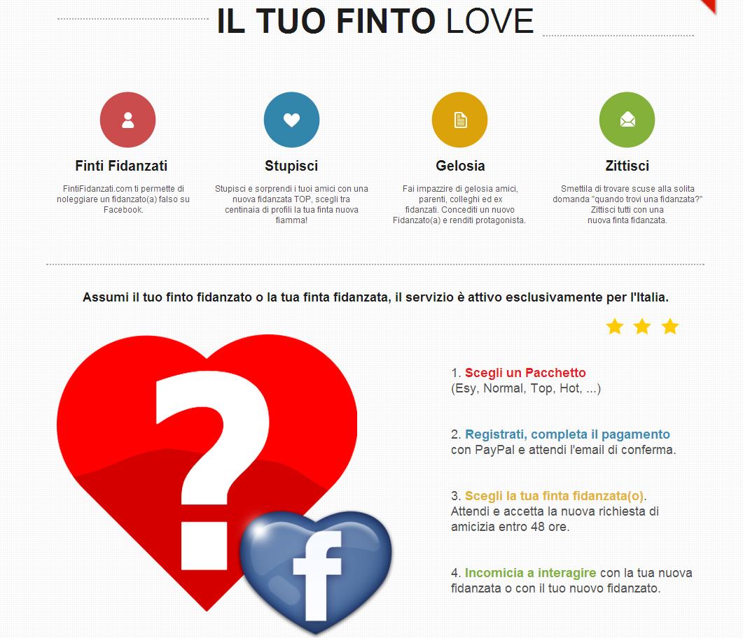 Homapage di FintiFidanzati.com
