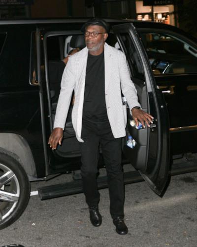 Samuel L. Jackson in abito elegante