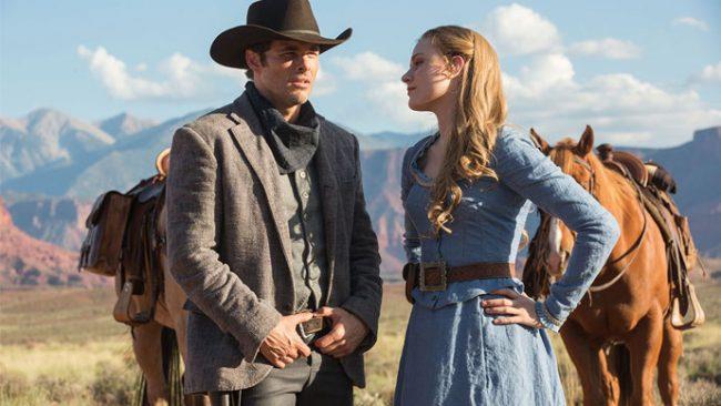 I due protagonisti di Westworld Una scena tratta dalla serie TV