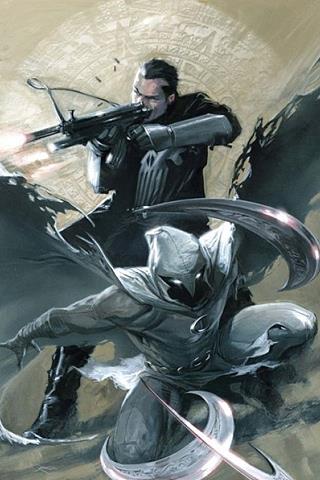Moon Knight assieme al Punitore