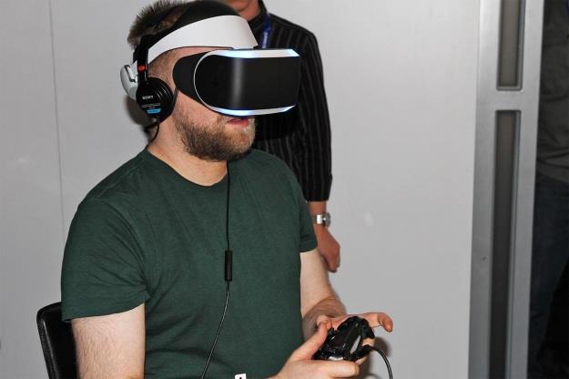 Progetto Morpheus Sony per la realtà virtuale in una simulazione ufficiale