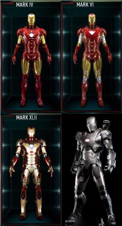 Le armature di Iron Man in vendita