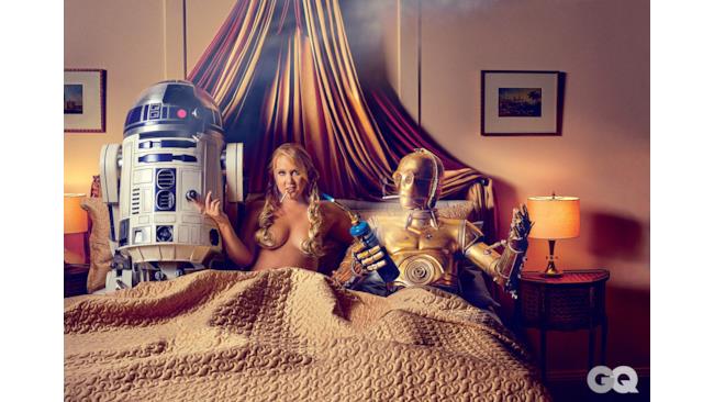 Amy Schumer a letto coi droidi