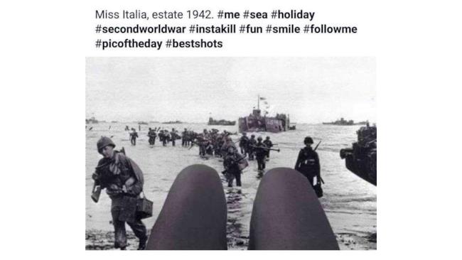Miss Italia e il selfie fuori dal tempo