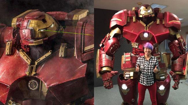 Un fan ha ricreato una spettacolare armatura Hulkbuster (e funziona davvero) L'armatura Hulkbuster costruita da un fan