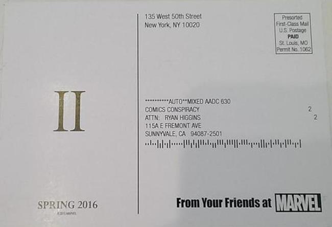 Una cartolina di Civil War 2