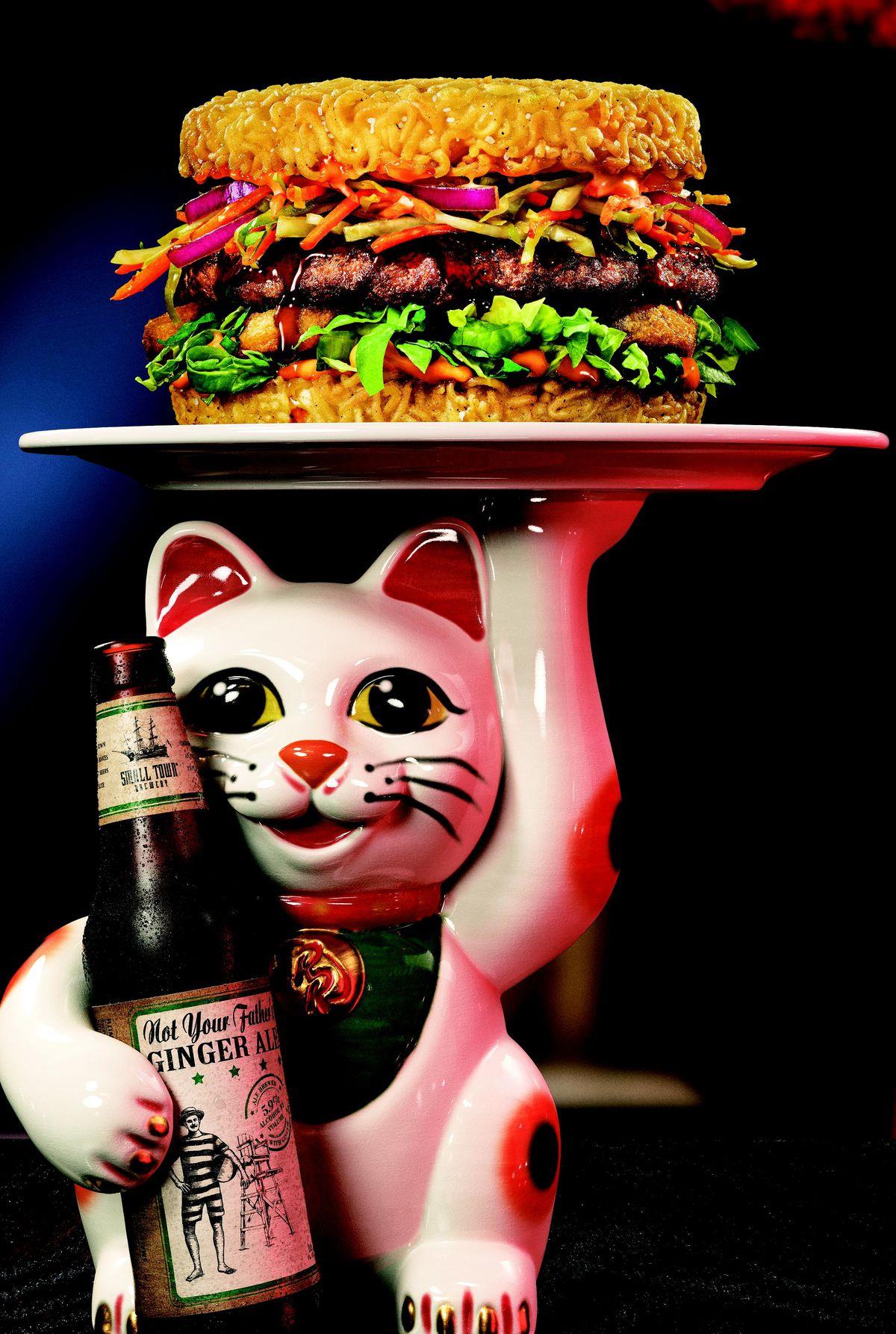 Il ramen burger di Keizo Shimamoto