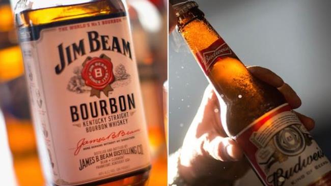 La Budweiser e il Jim Beam I due marchi