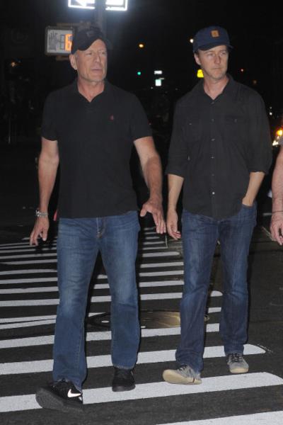 Bruce Willis con Edward Norton