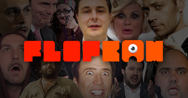 FlopCam è il nuovo strumento social che rende più trash le tue foto! Logo dello strumento FlopCam